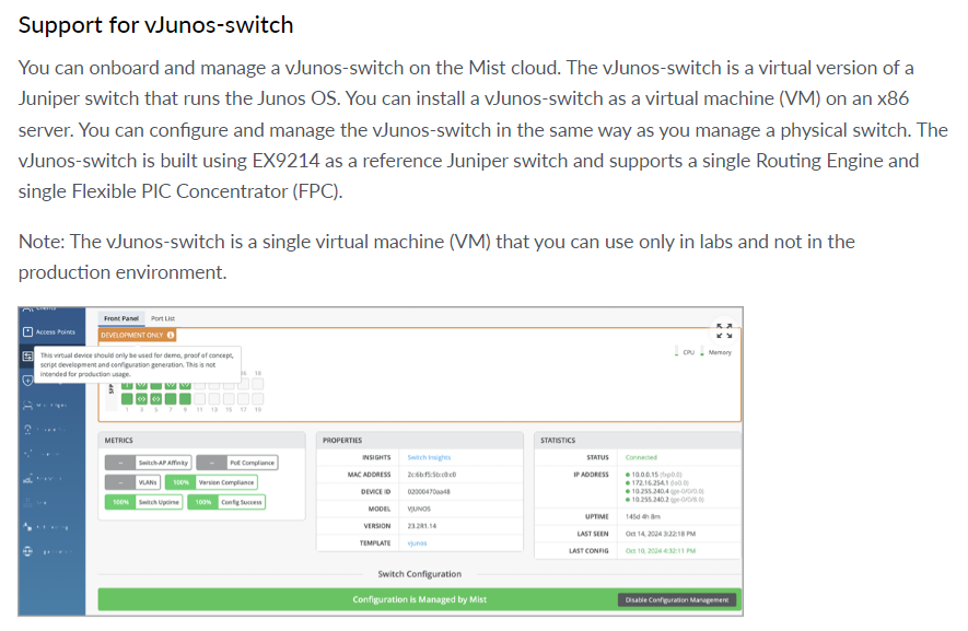 🎄 Mist アドベントカレンダー2024🎄 12/13 MistとvJunosと検証環境と
